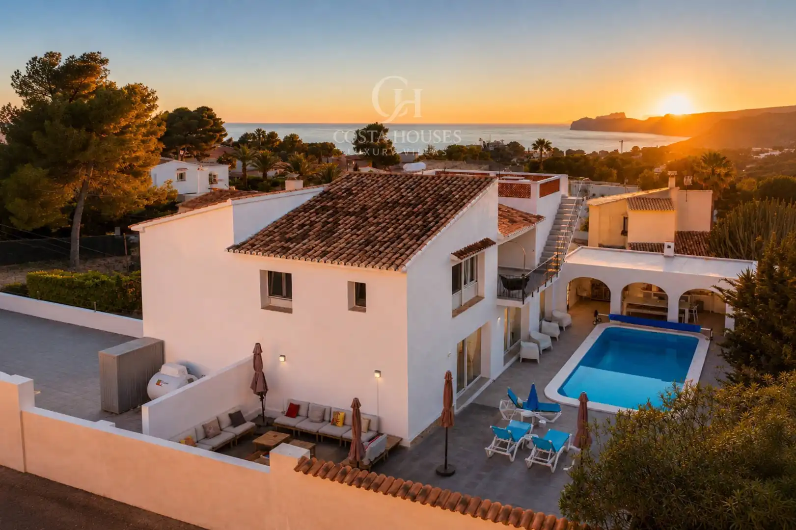 Vista exterior de Casa o chalet en venta en Jávea / Xàbia con Aire acondicionado, Calefacción y Jardín privado