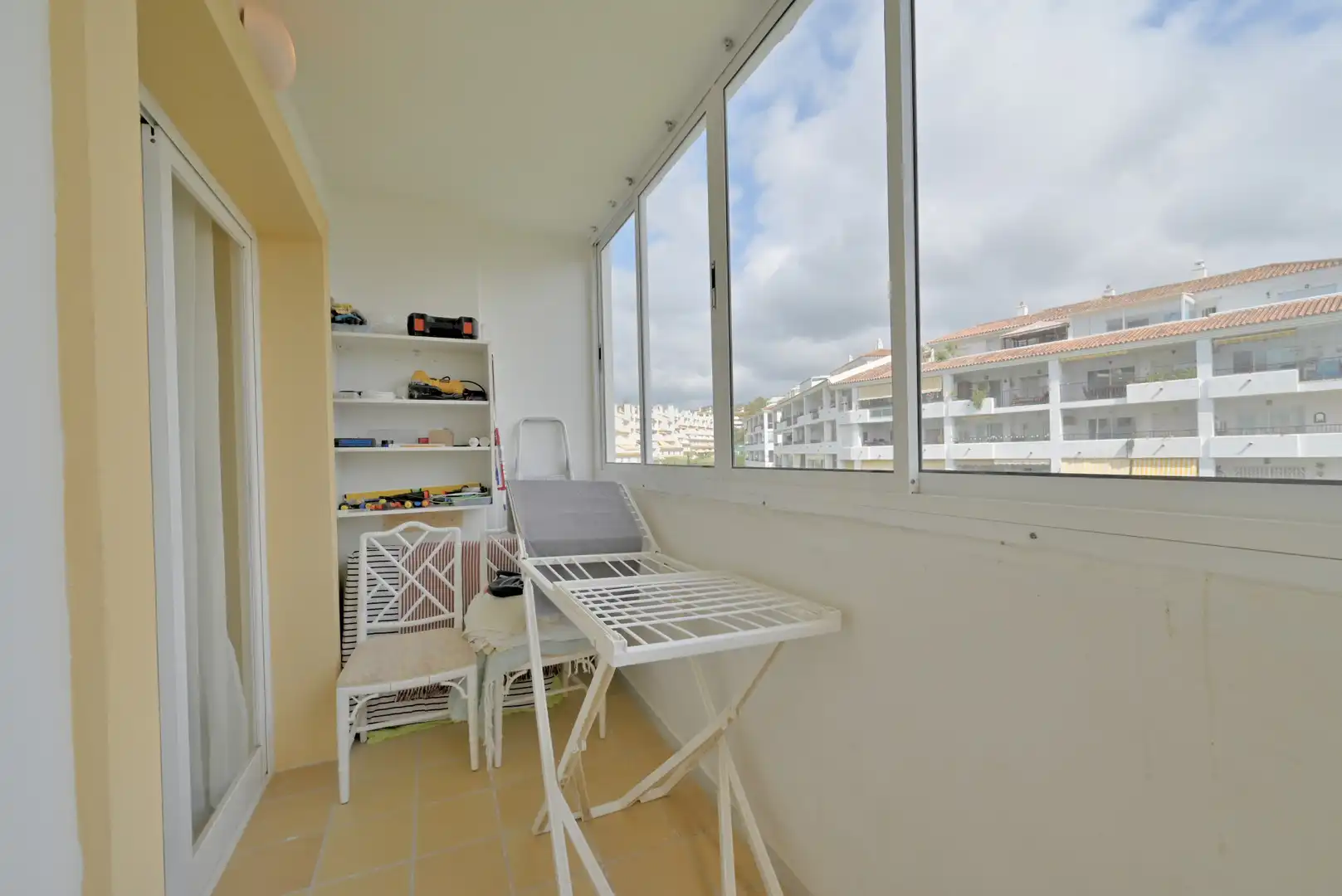 Terraza de Apartamento en venta en Mijas con Aire acondicionado, Terraza y Piscina