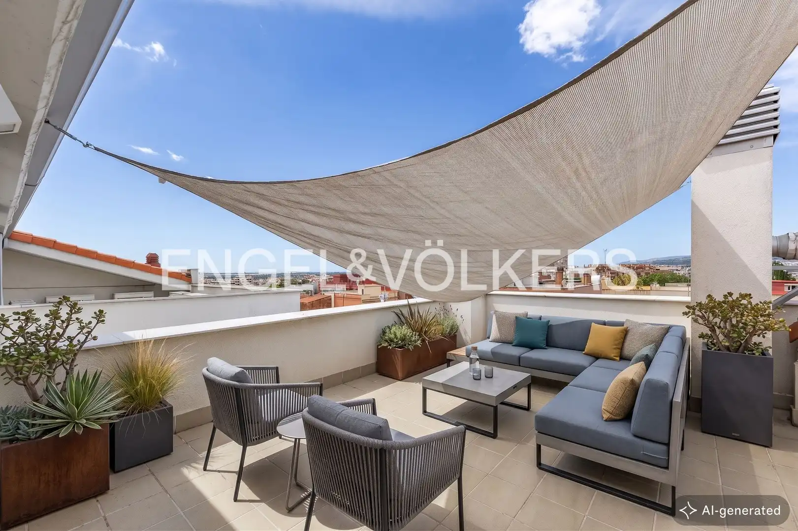 Terrassa de Àtic en venda en Cornellà de Llobregat amb Aire condicionat, Calefacció i Terrassa