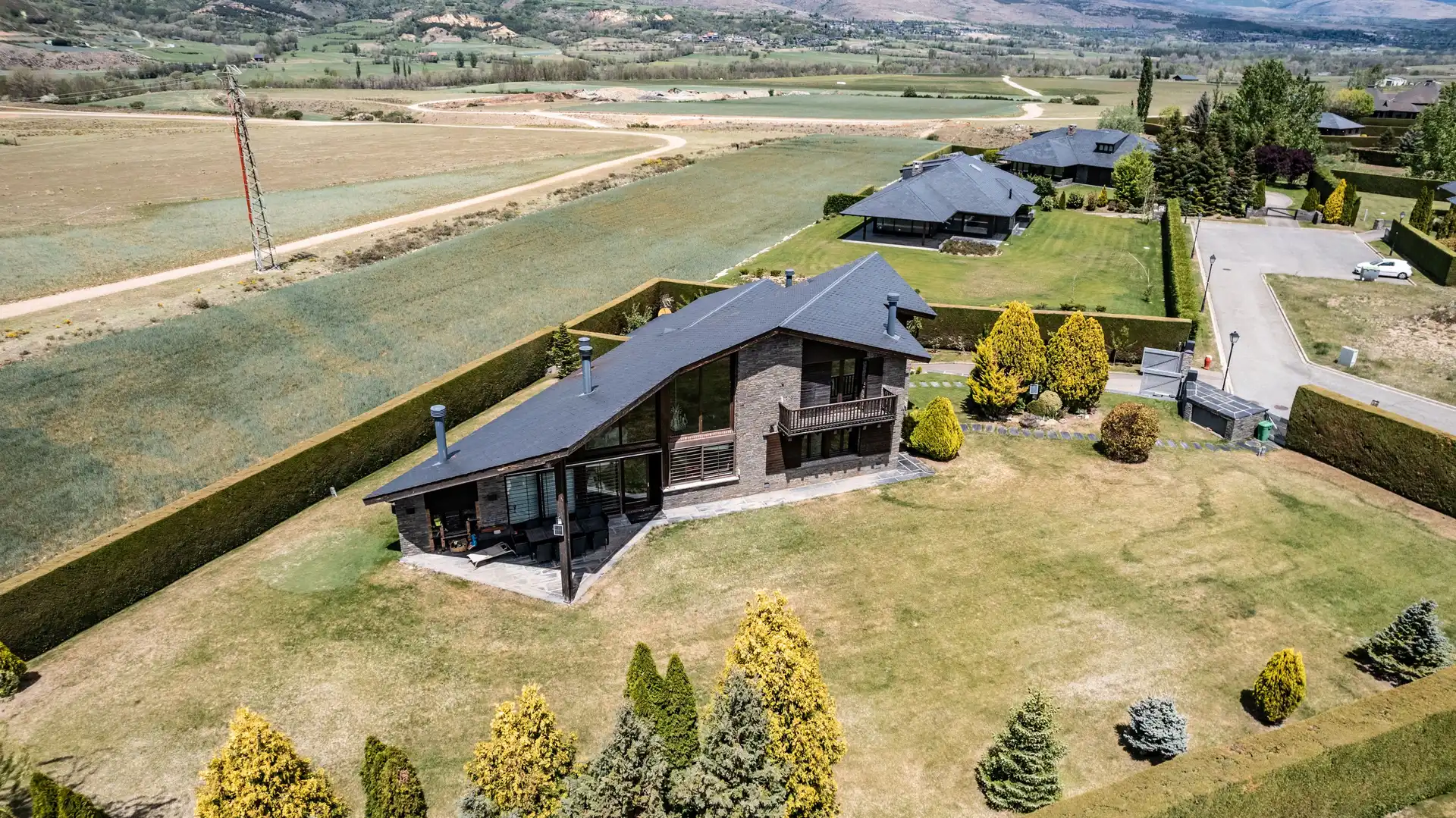 Vista exterior de Casa o xalet en venda en Prats i Sansor amb Calefacció, Jardí privat i Parquet