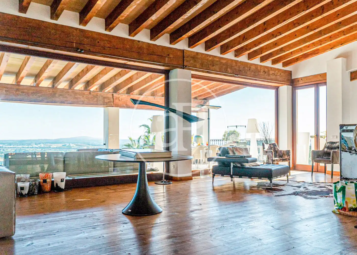 Sala de estar de Casa o chalet de alquiler en Esporles con Aire acondicionado, Calefacción y Jardín privado