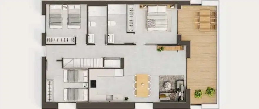 Apartament amb terrassa en venda a Santa Pola ciudad, imagen 26