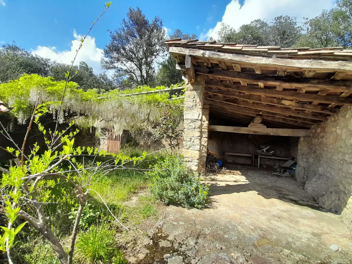 Jardín de Finca rústica en venta en La Vall de Bianya con Calefacción, Terraza y Trastero