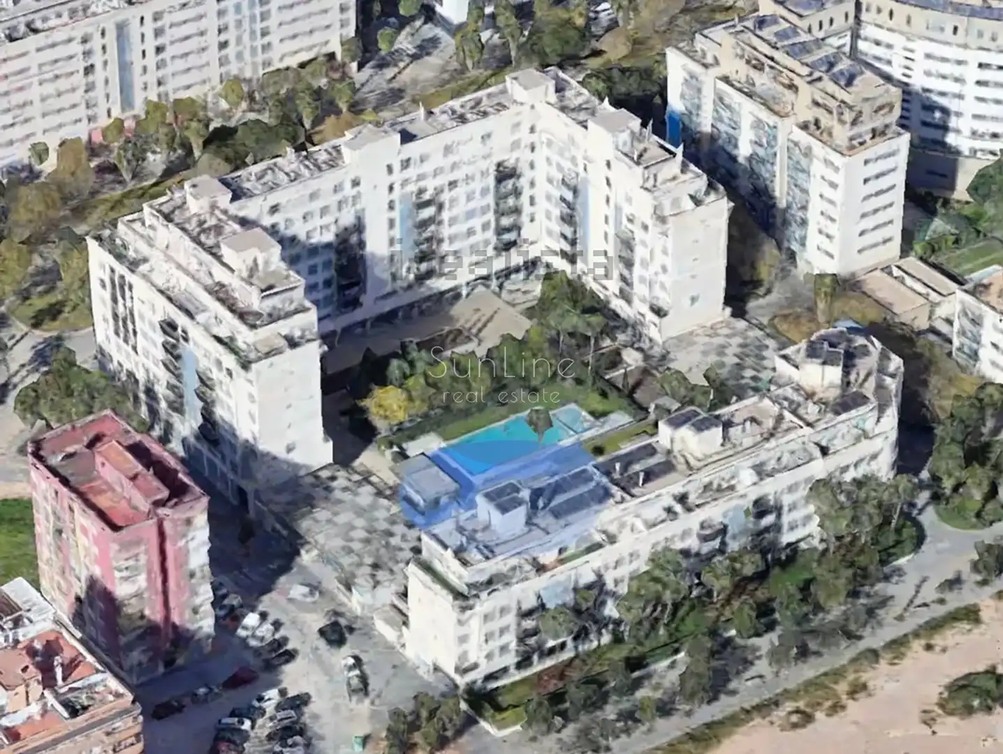 Vista exterior de Piso de alquiler en Valencia con Aire acondicionado, Amueblado y Balcón
