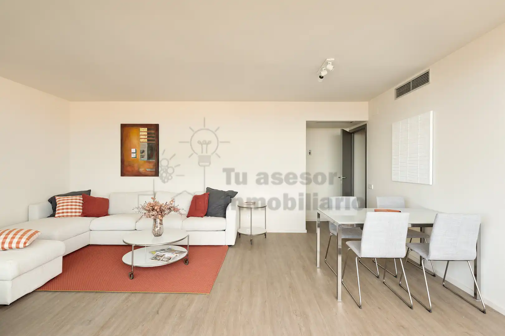 Sala de estar de Piso en venta en Barcelona con Aire acondicionado, Calefacción y Jardín privado