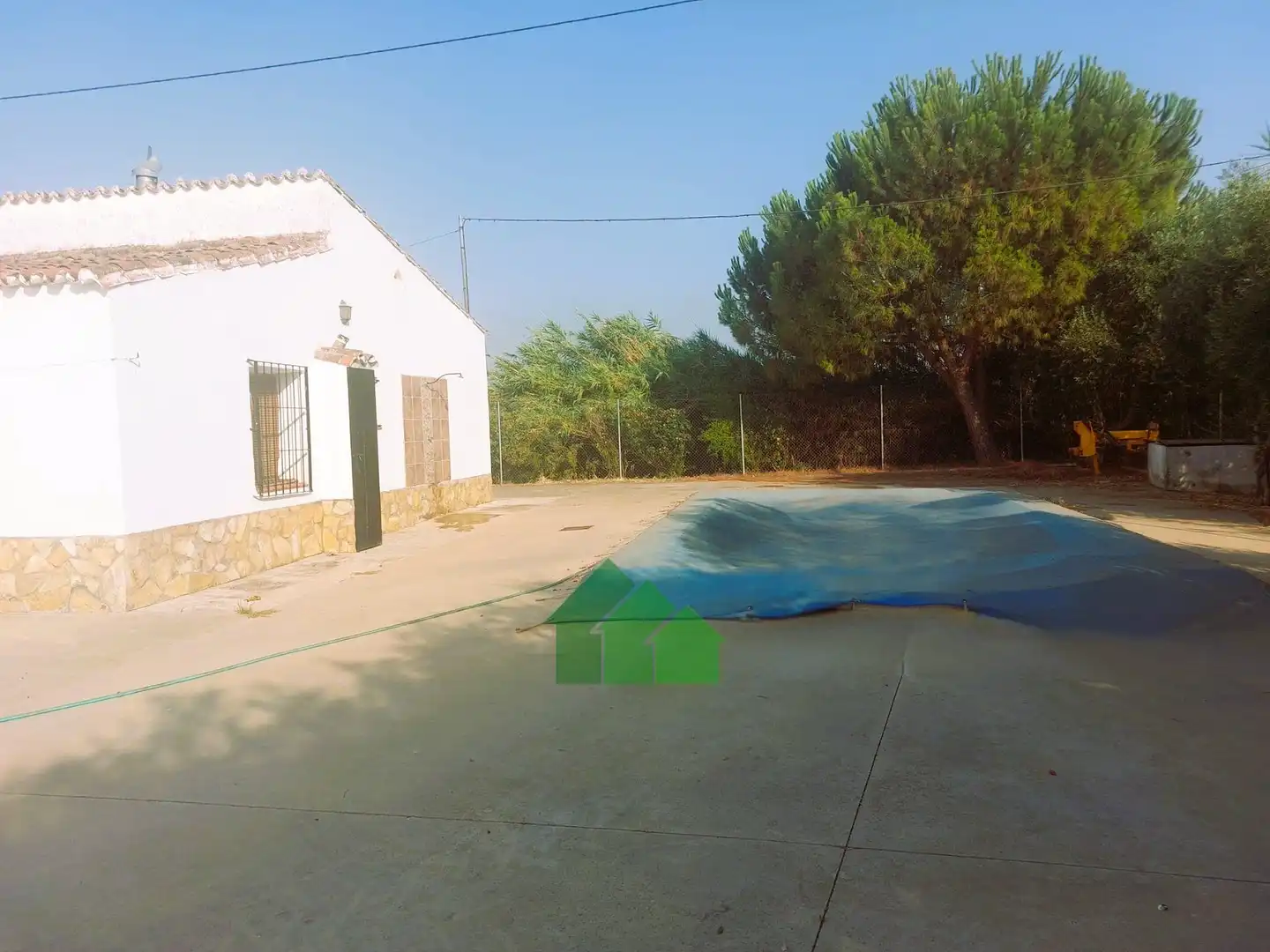 Jardín de Casa o chalet de alquiler en Valdelacalzada con Aire acondicionado, Trastero y Piscina