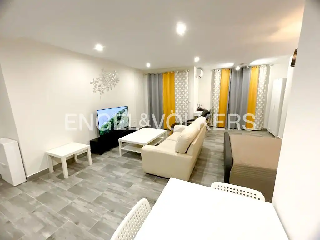 Living room of Apartments for rent in Valencia  with Air Conditioner, Heating and Terrace