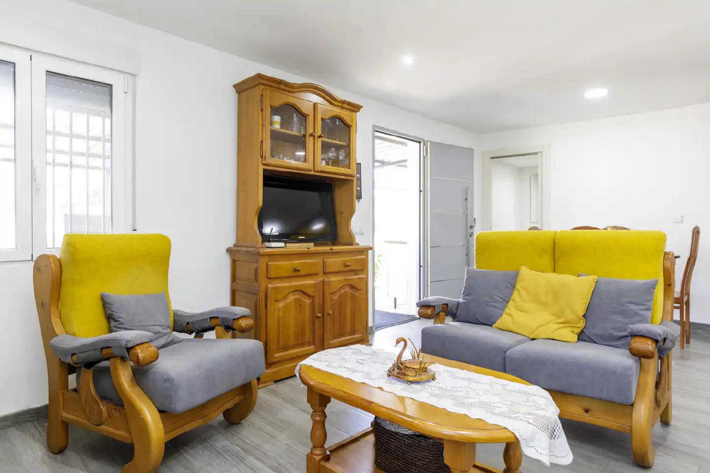 Sala d'estar de Casa o xalet en venda en Zaragoza