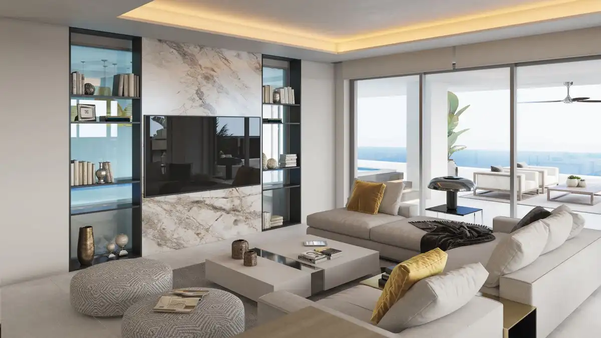 Living room of Apartments for sale in Málaga  with Air Conditioner, Terrace and Storage room