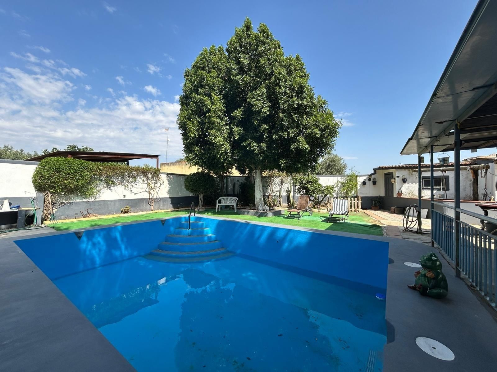 Swimming pool of Country house for sale in Utrera