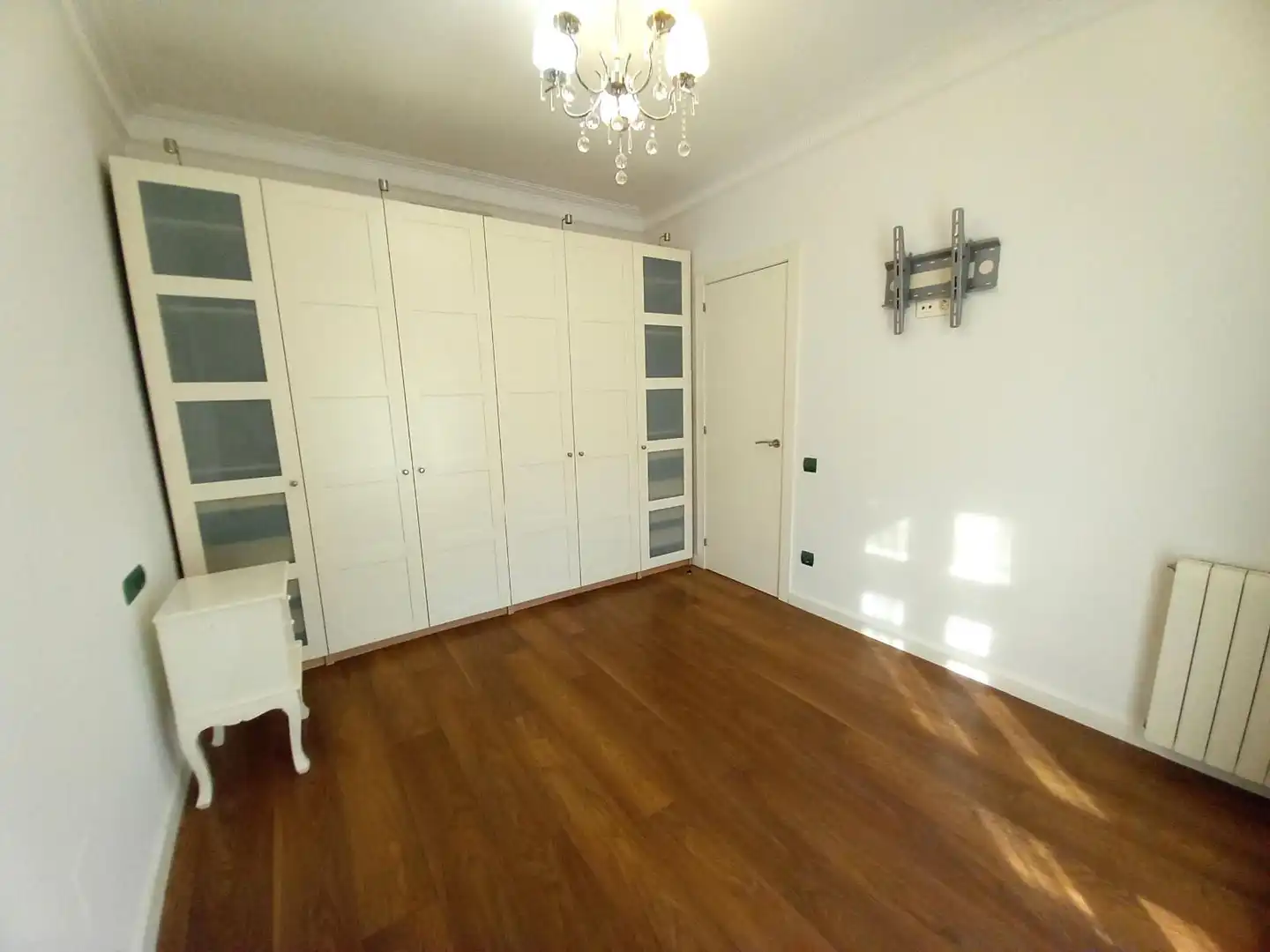 Schlafzimmer von Wohnung zur Miete in Barcelona mit Klimaanlage, Heizung und Parkett