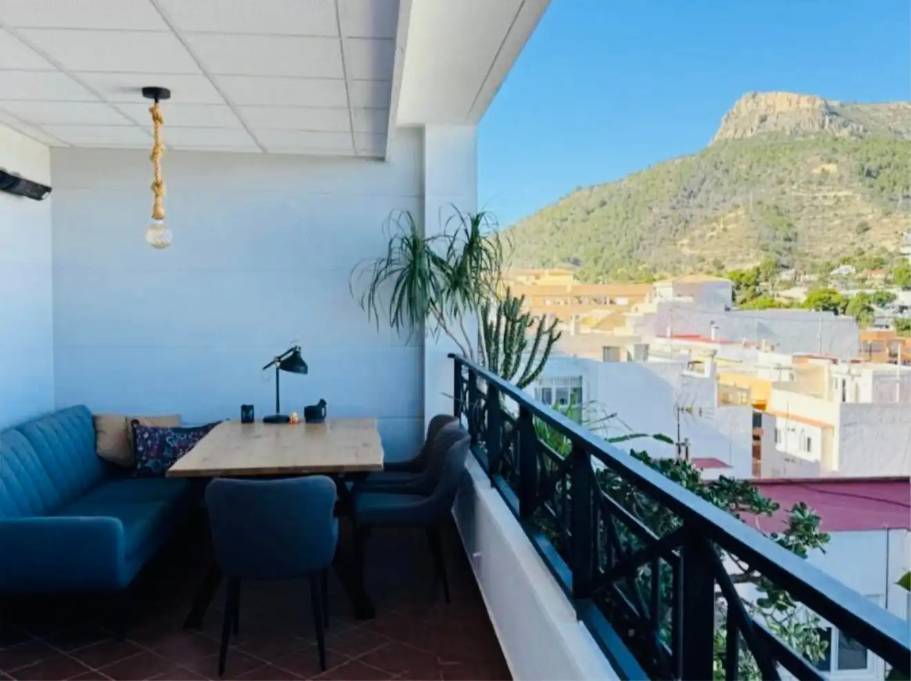 Terraza de Apartamento en venta en Calpe / Calp con Aire acondicionado, Calefacción y Terraza