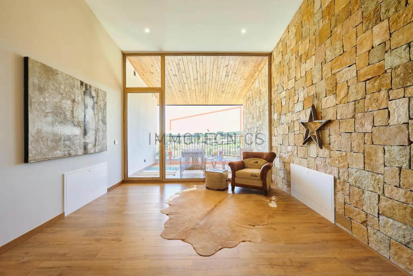 Sala d'estar de Casa o xalet en venda en Santa Eulàlia de Ronçana amb Aire condicionat, Jardí privat i Terrassa
