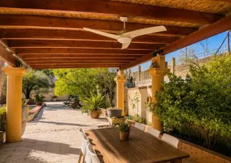 Terrassa de Casa o xalet en venda en Torrelles de Foix amb Calefacció, Jardí privat i Piscina