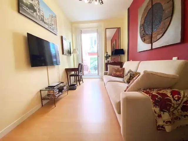Wohnzimmer von Wohnung zum Verkauf in Madrid mit Klimaanlage, Heizung und Möbliert