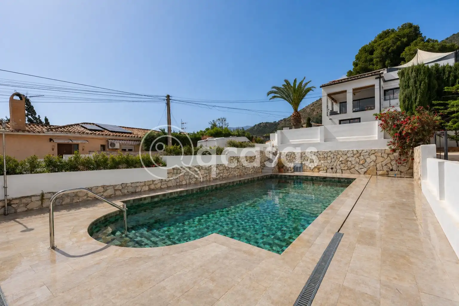 Piscina de Casa o chalet en venta en Benalmádena con Aire acondicionado, Calefacción y Jardín privado