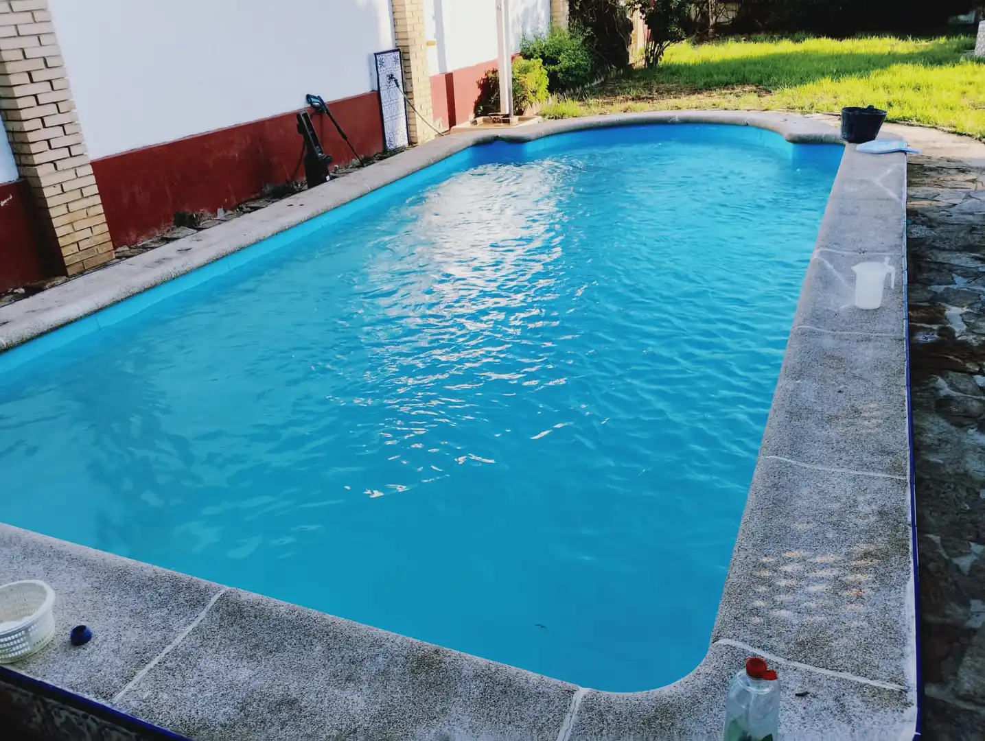 Piscina de Casa o chalet de alquiler en Chipiona con Calefacción, Jardín privado y Terraza