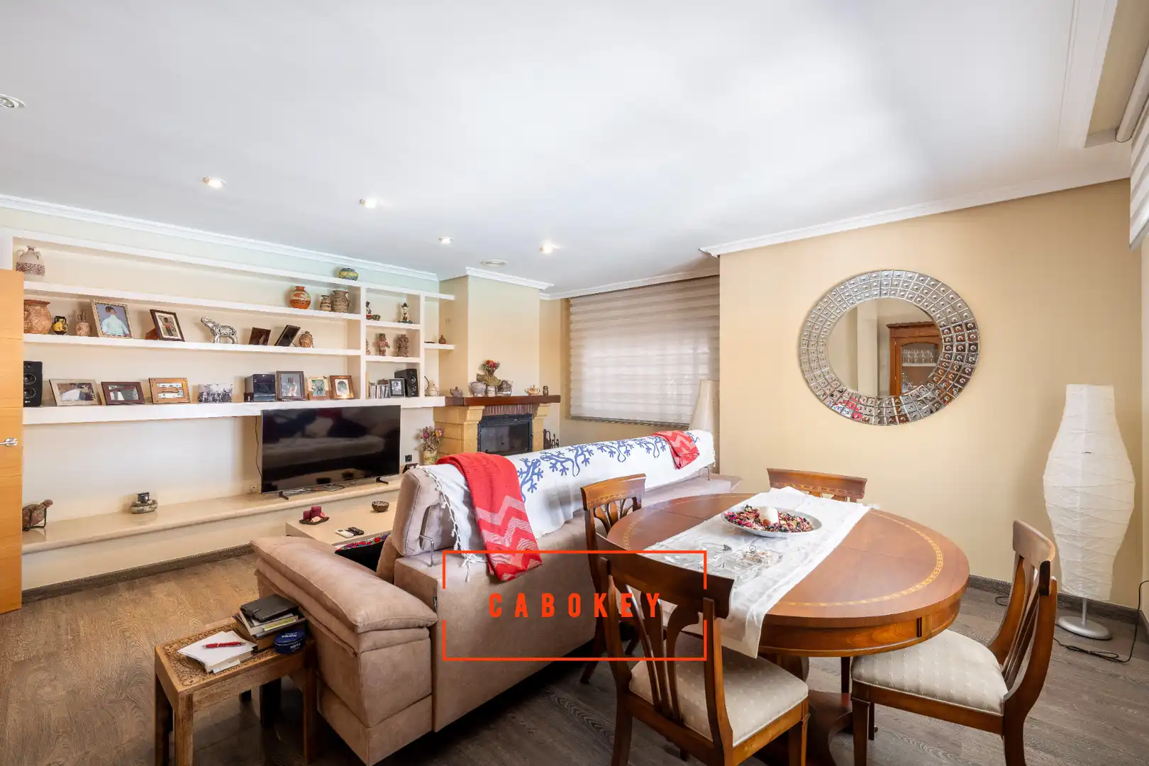 Sala de estar de Casa o chalet en venta en Huércal de Almería con Aire acondicionado, Calefacción y Jardín privado