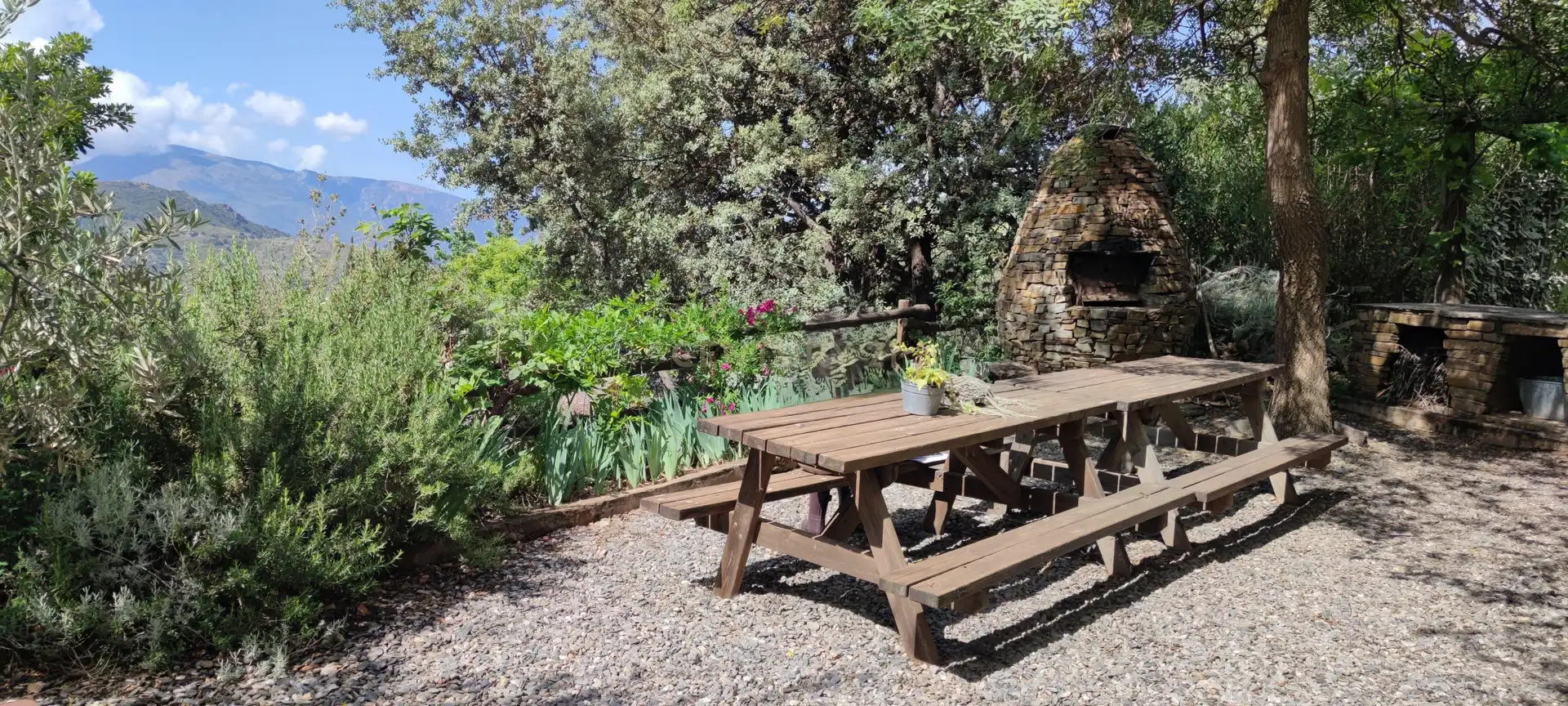 Jardín de Casa o chalet en venta en La Taha con Jardín privado, Trastero y Piscina