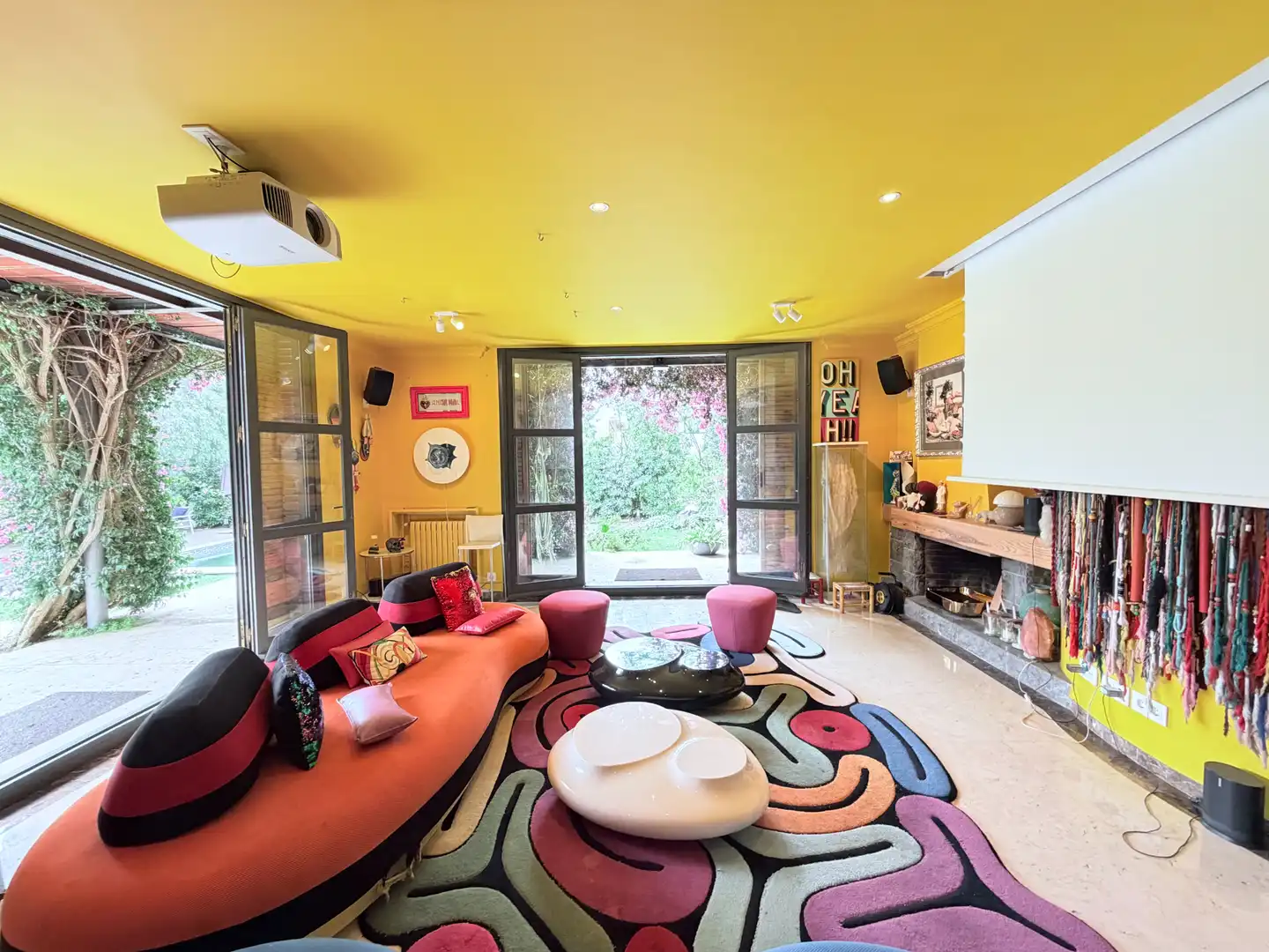 Wohnzimmer von Haus oder Chalet zum Verkauf in Castelldefels mit Klimaanlage, Heizung und Privatgarten