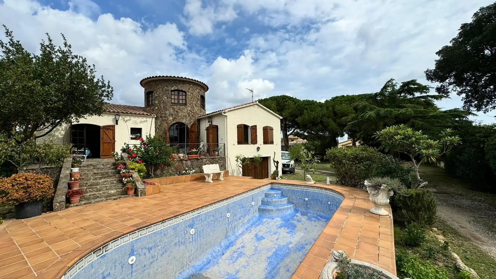 Vista exterior de Casa o chalet en venta en Calonge i Sant Antoni con Calefacción, Jardín privado y Terraza