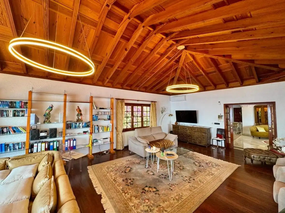 Sala de estar de Casa o chalet en venta en Tacoronte con Terraza y Sauna