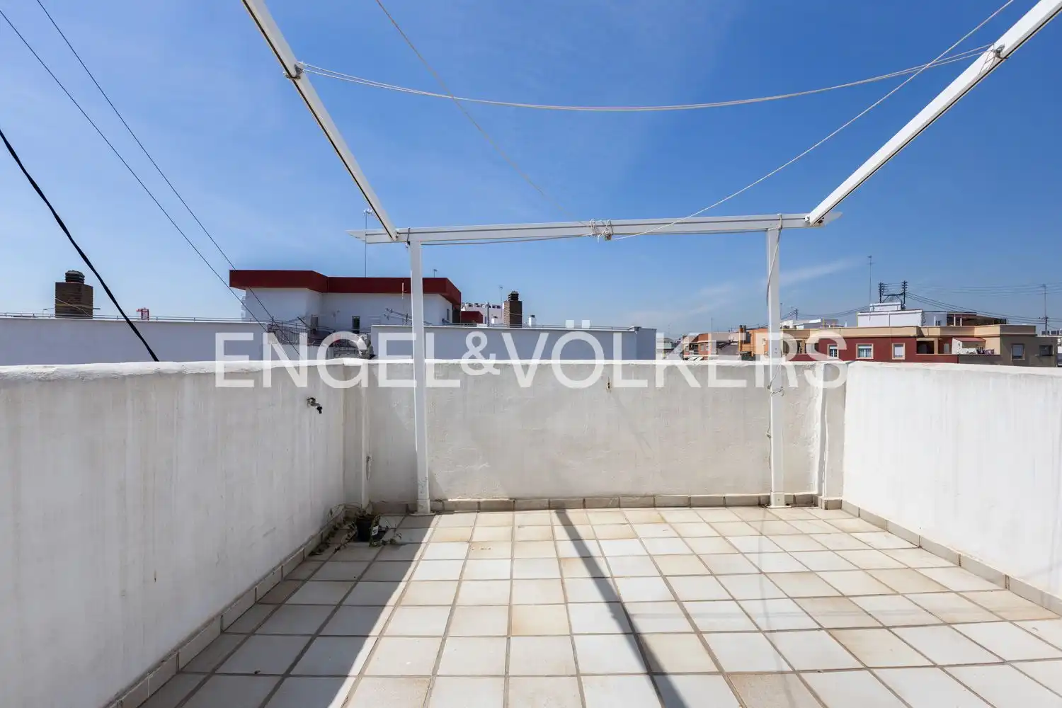 Terraza de Ático de alquiler en Valencia con Aire acondicionado, Calefacción y Parquet