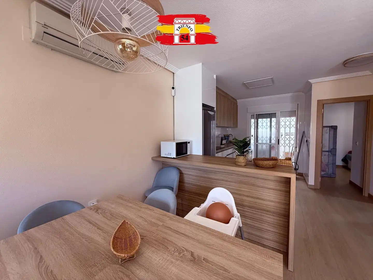 Comedor de Casa o chalet en venta en Pilar de la Horadada con Aire acondicionado, Jardín privado y Terraza