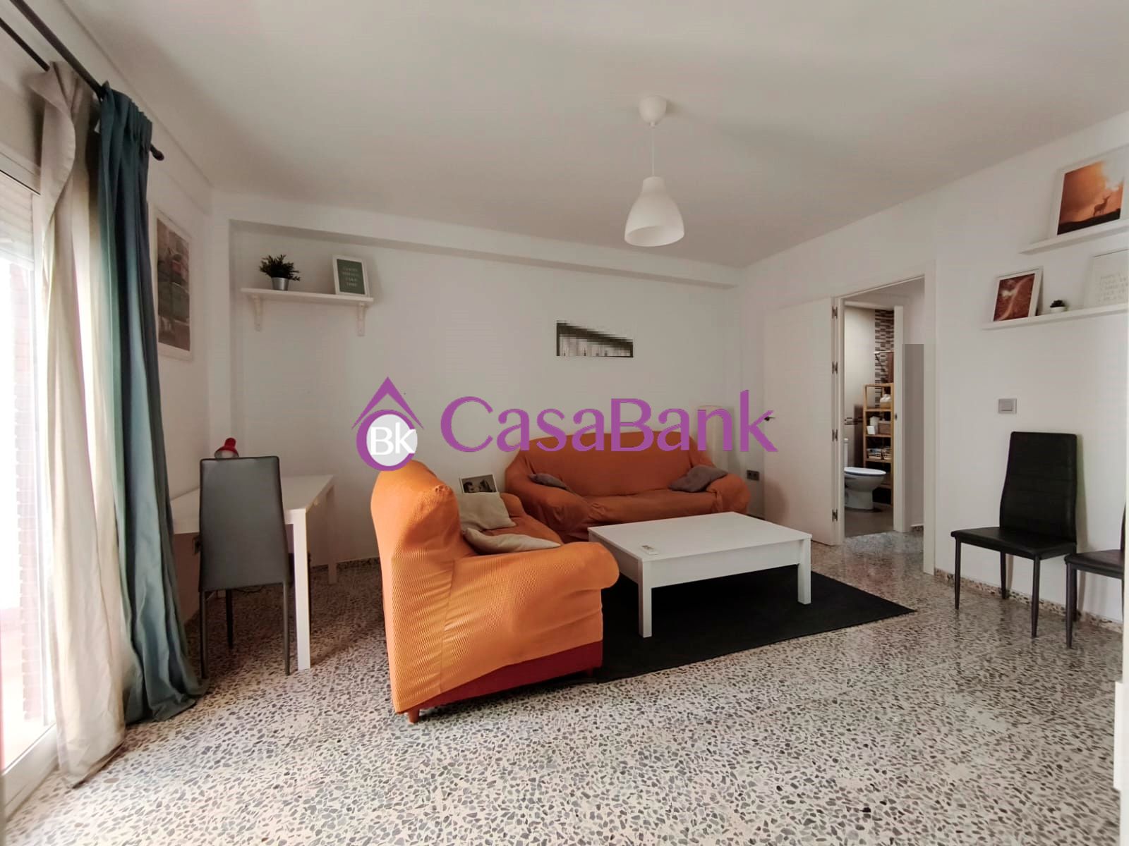 Sala d'estar de Pis en venda en  Córdoba Capital amb Aire condicionat, Terrassa i Moblat