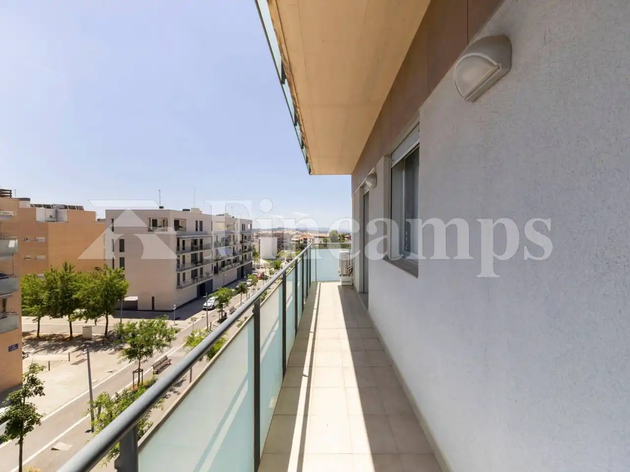 Terrasse von Dachboden zum Verkauf in Terrassa mit Klimaanlage, Heizung und Parkett