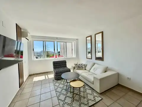 Living room of Flat for rent in Moraira  with Air Conditioner, Heating and Private garden