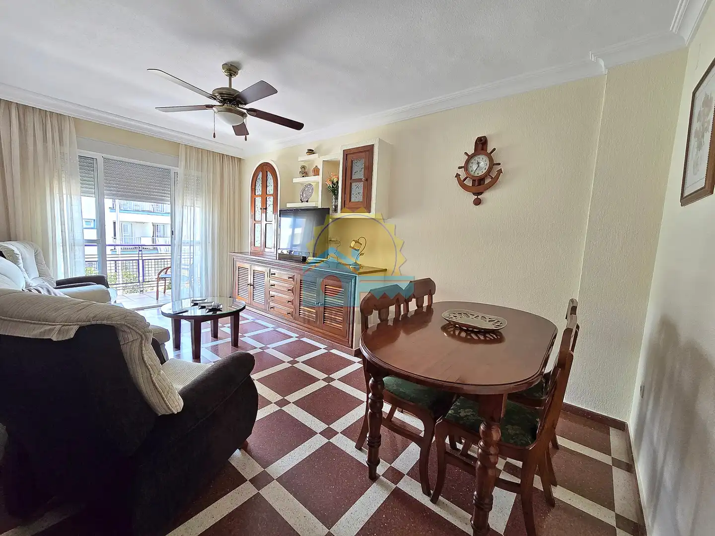 Sala de estar de Piso en venta en Punta Umbría con Terraza y Balcón