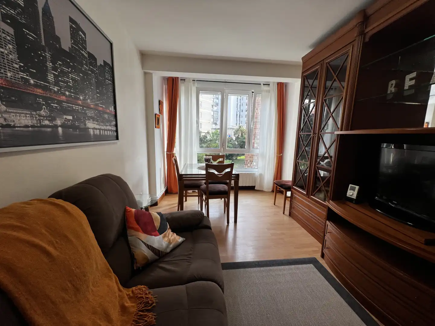 Living room of Flat for rent in Santander  with Heating