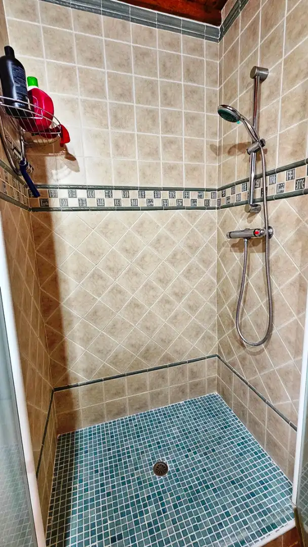 Baño de Casa o chalet en venta en El Castillo de las Guardas con Aire acondicionado, Jardín privado y Terraza