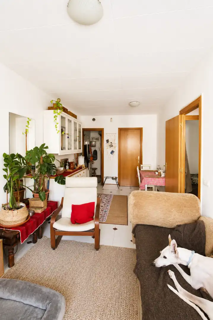 Küche von Wohnung zum Verkauf in L'Hospitalet de Llobregat mit Balkon