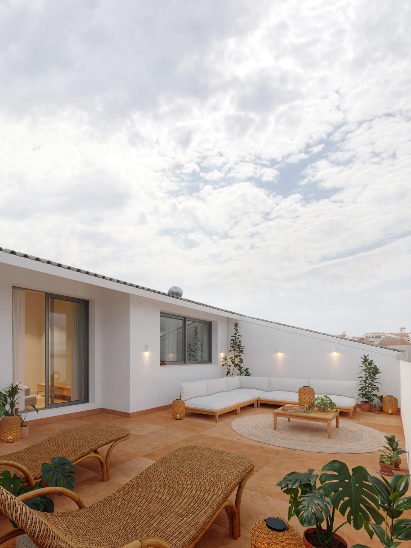 Terraza de Ático en venta en Gandia con Calefacción, Terraza y Balcón