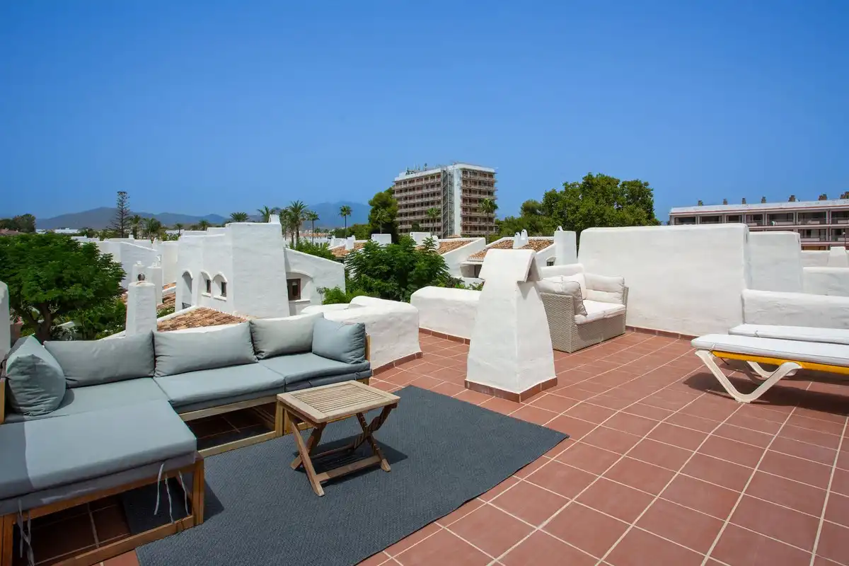 Terrace of Flat for sale in Estepona  with Air Conditioner, Terrace and Community pool