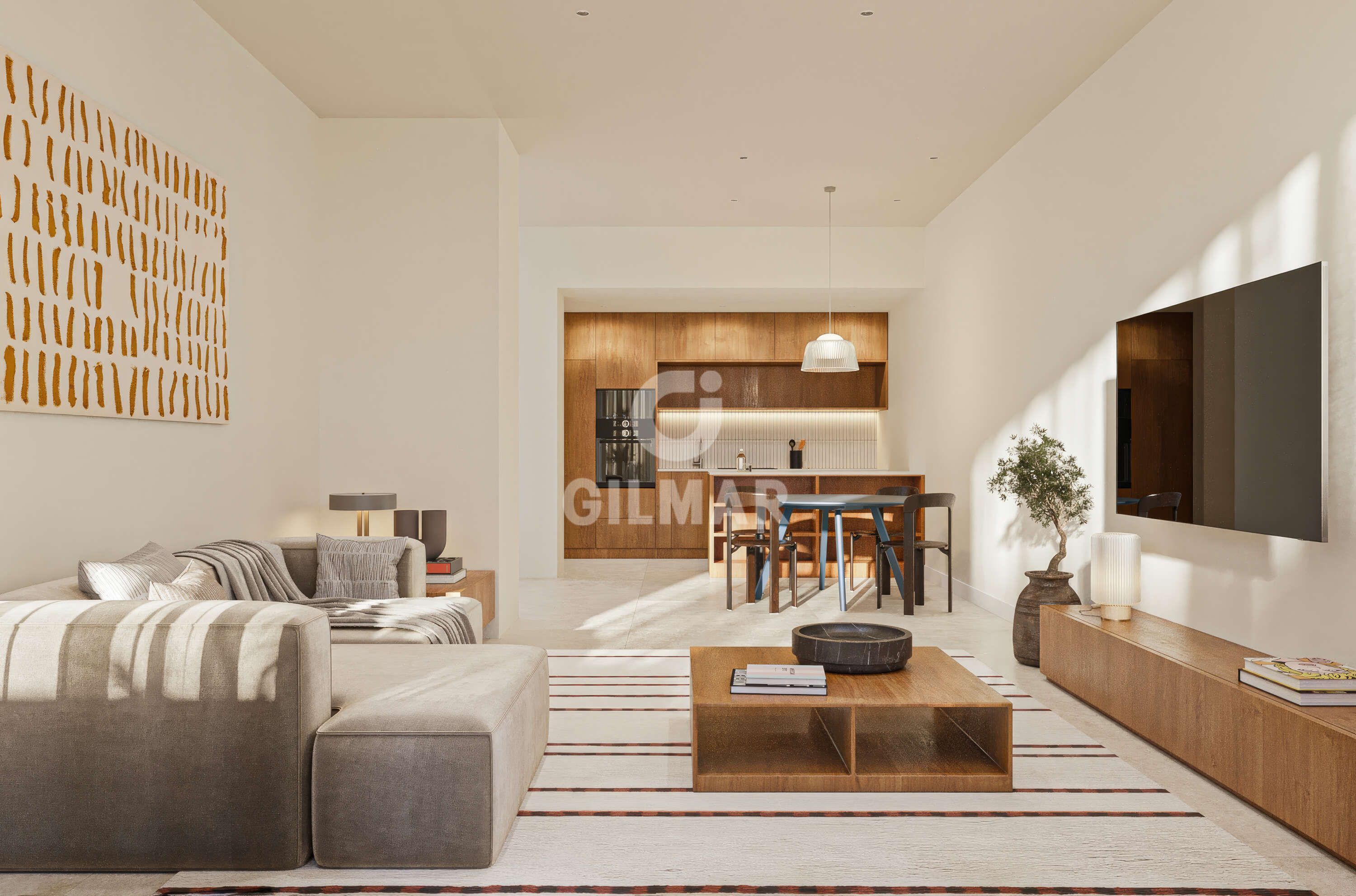 Sala de estar de Planta baja en venta en  Madrid Capital con Calefacción, Trastero y Piscina