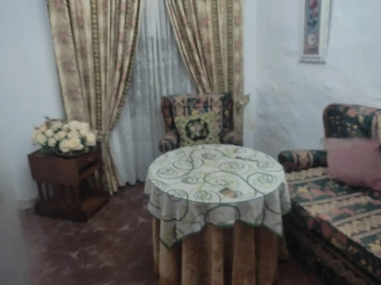Sala de estar de Casa adosada en venta en Táliga, Badajoz