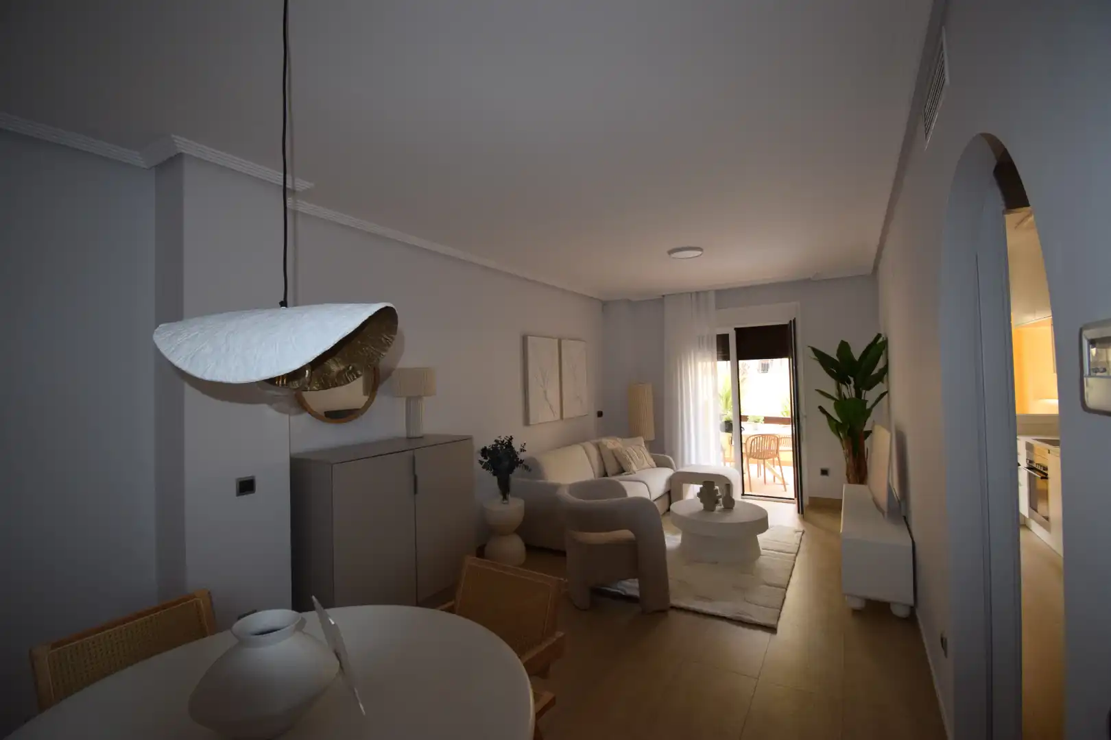 Sala de estar de Apartamento en venta en Los Alcázares con Aire acondicionado, Calefacción y Terraza