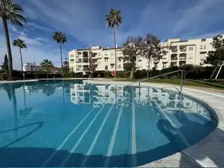 Exterior view of Flat for rent in Marbella  with Air Conditioner, Terrace and Furnished