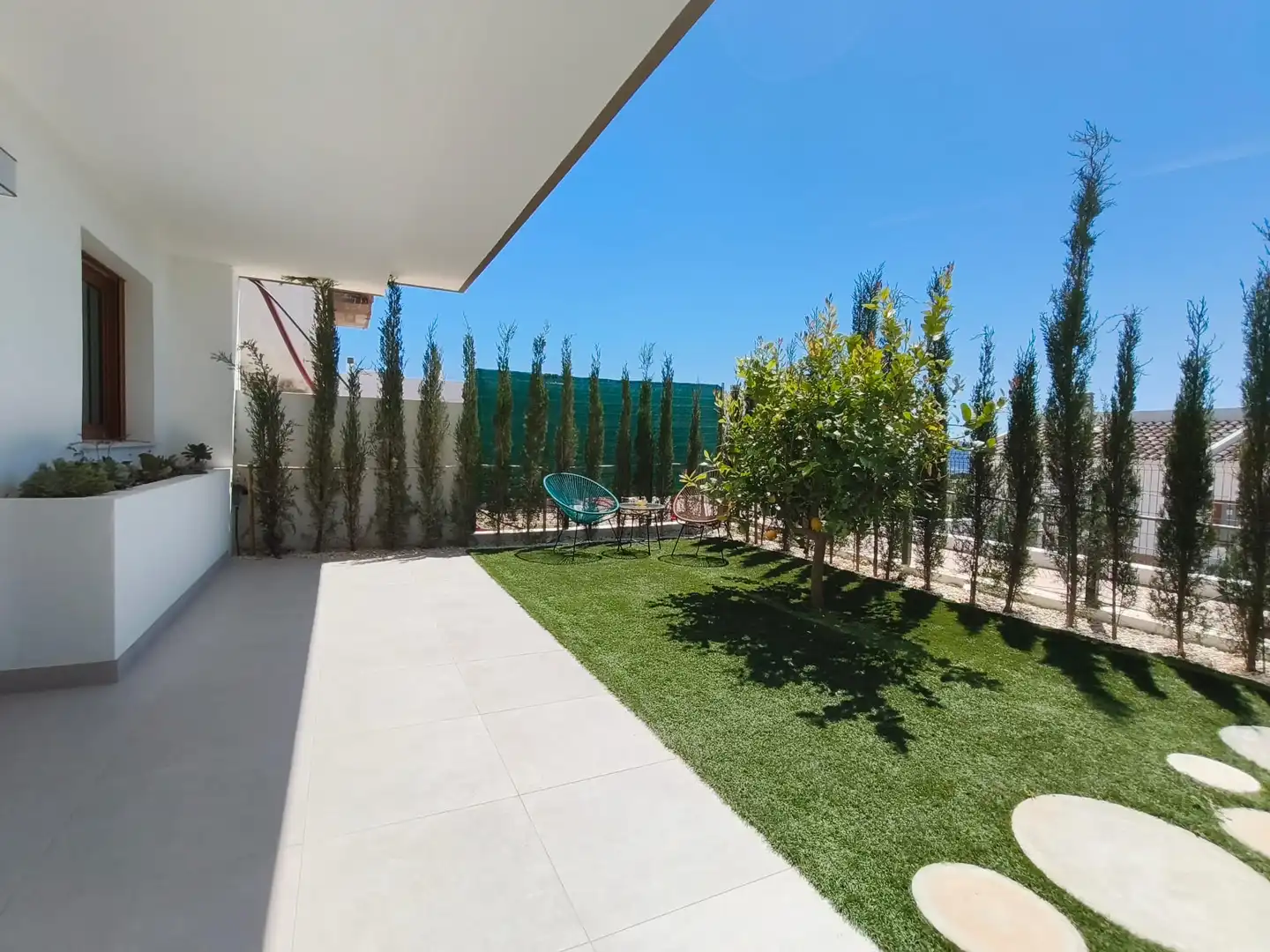 Terrassa de Casa adosada en venda en La Nucia amb Aire condicionat, Calefacció i Jardí privat