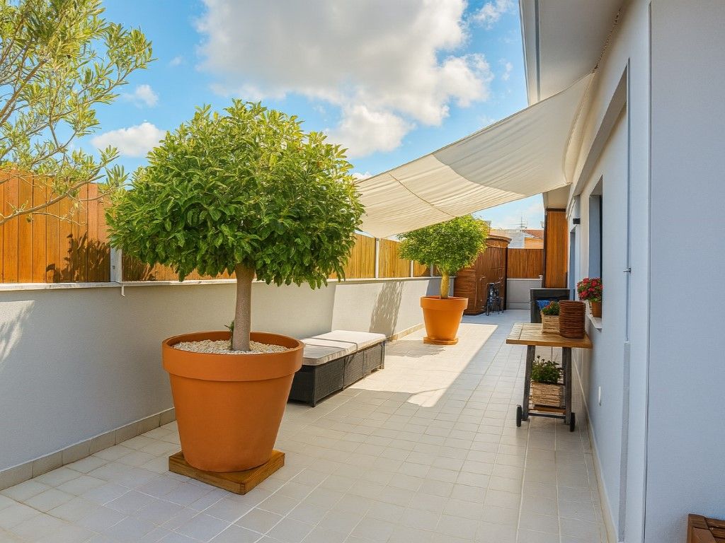 Terrace of Attic for sale in El Vendrell  with Air Conditioner, Heating and Oven