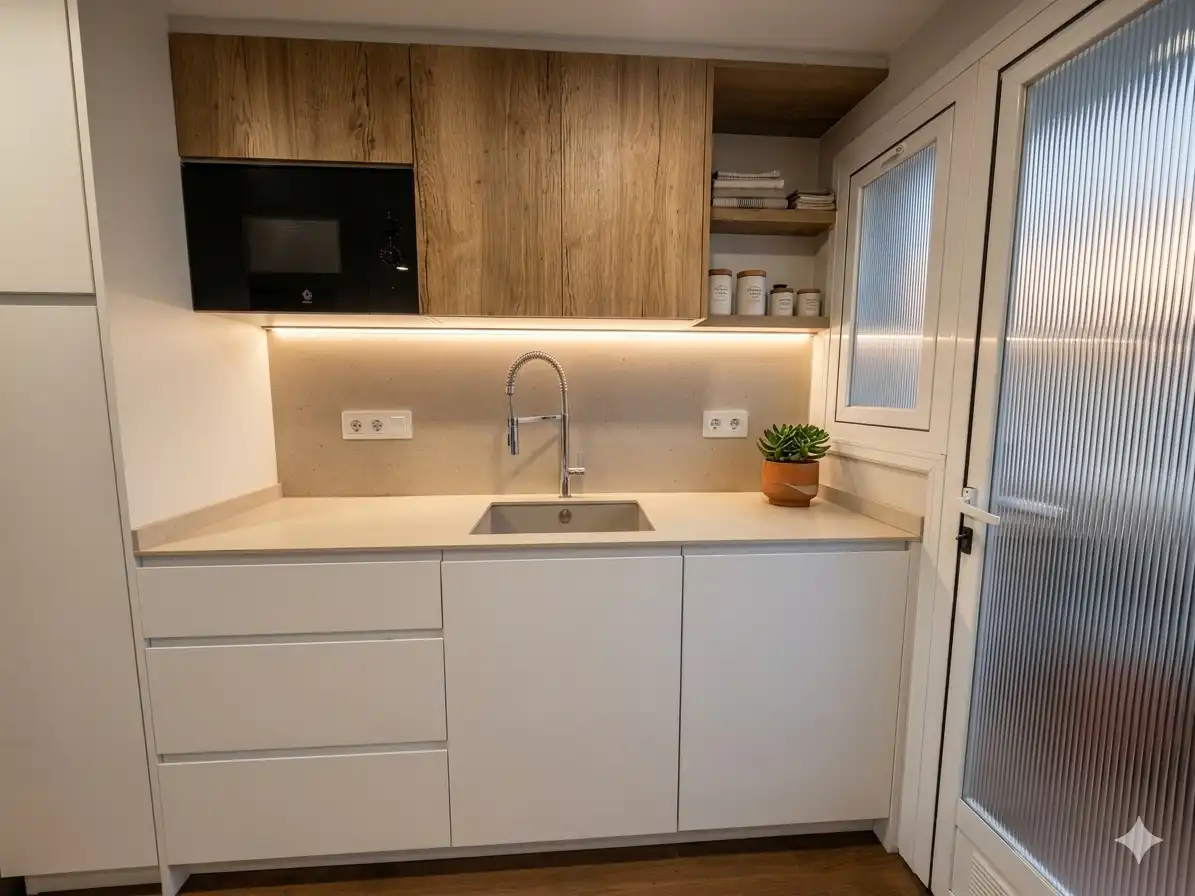 Kitchen of Attic for sale in Terrassa  with Air Conditioner, Heating and Parquet flooring