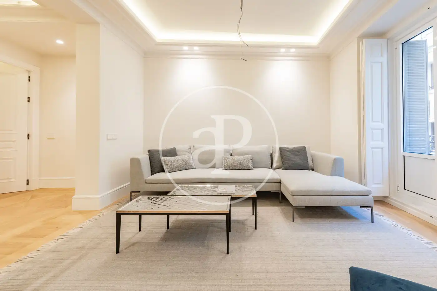 Wohnzimmer von Wohnung zum Verkauf in Madrid mit Klimaanlage, Heizung und Balkon
