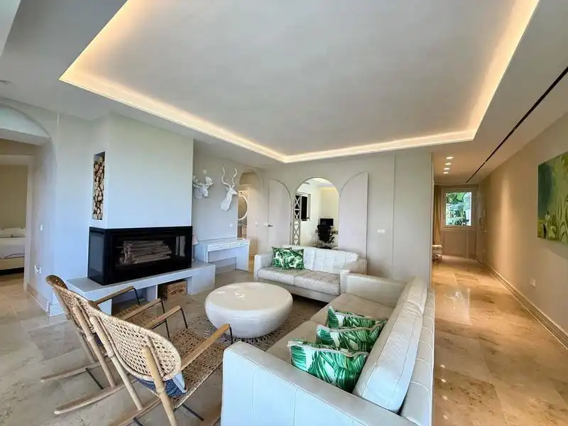 Living room of Ground floor for rent in Marbella  with Air Conditioner, Heating and Terrace