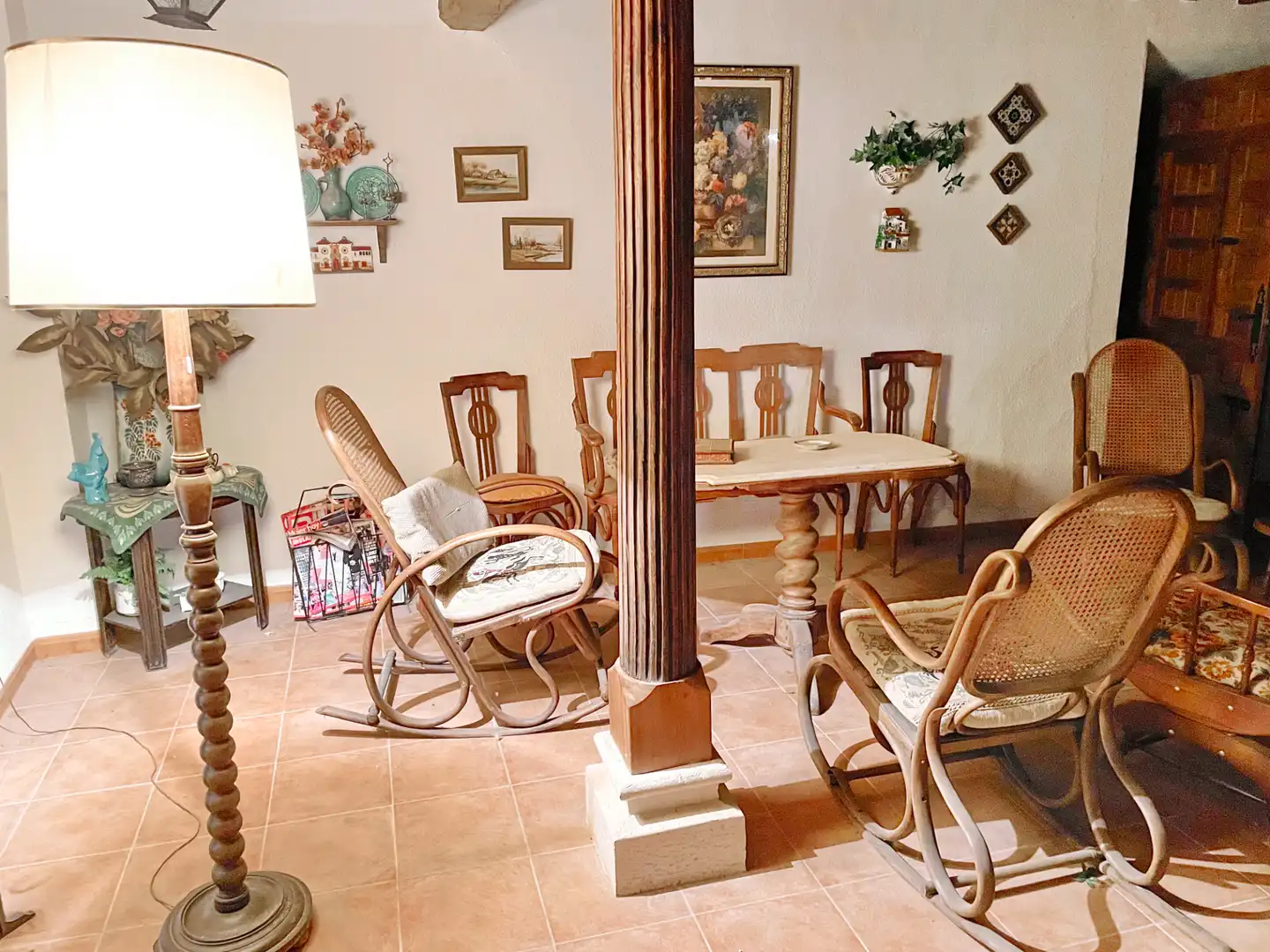 Dining room of Houses for sale in Santa María de los Llanos  with Heating, Private garden and Terrace