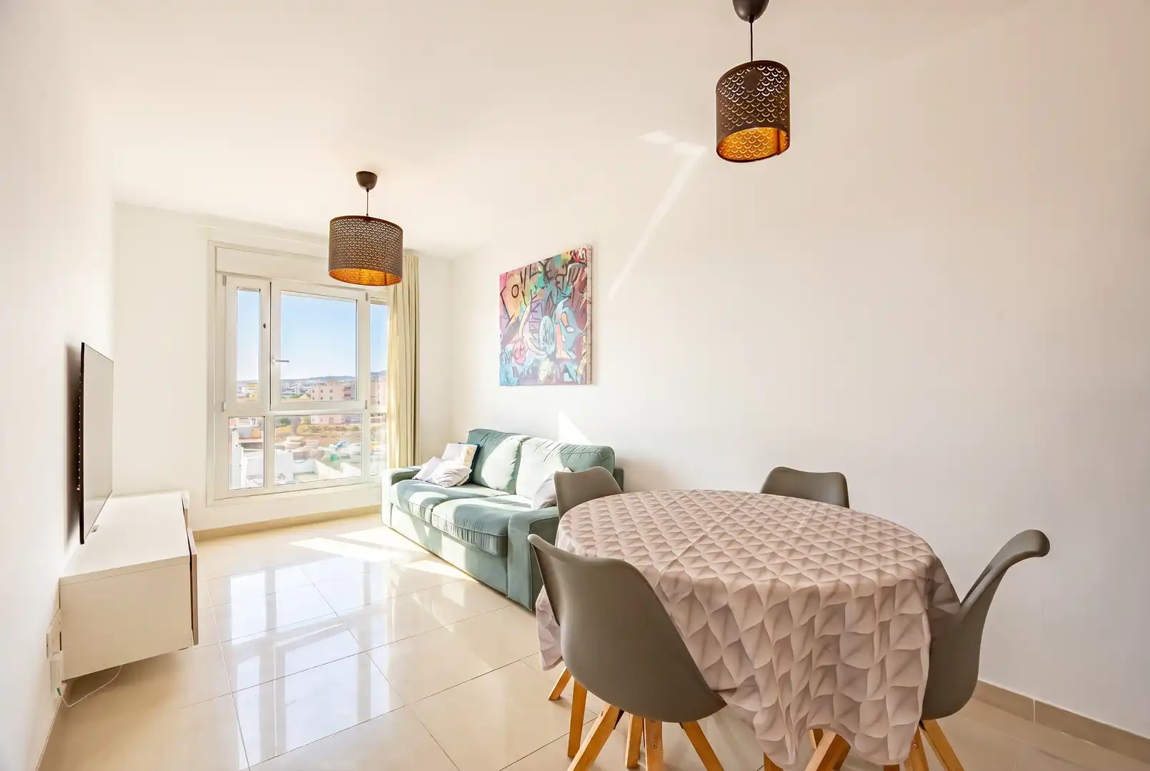Sala de estar de Piso en venta en Las Palmas de Gran Canaria