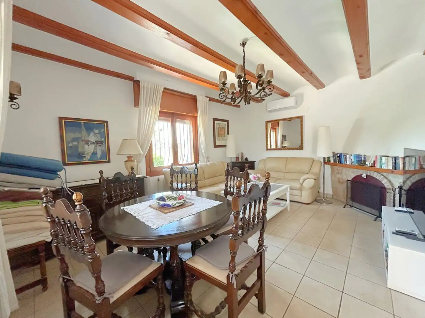 Living room of Houses for sale in Els Poblets  with Air Conditioner, Heating and Terrace