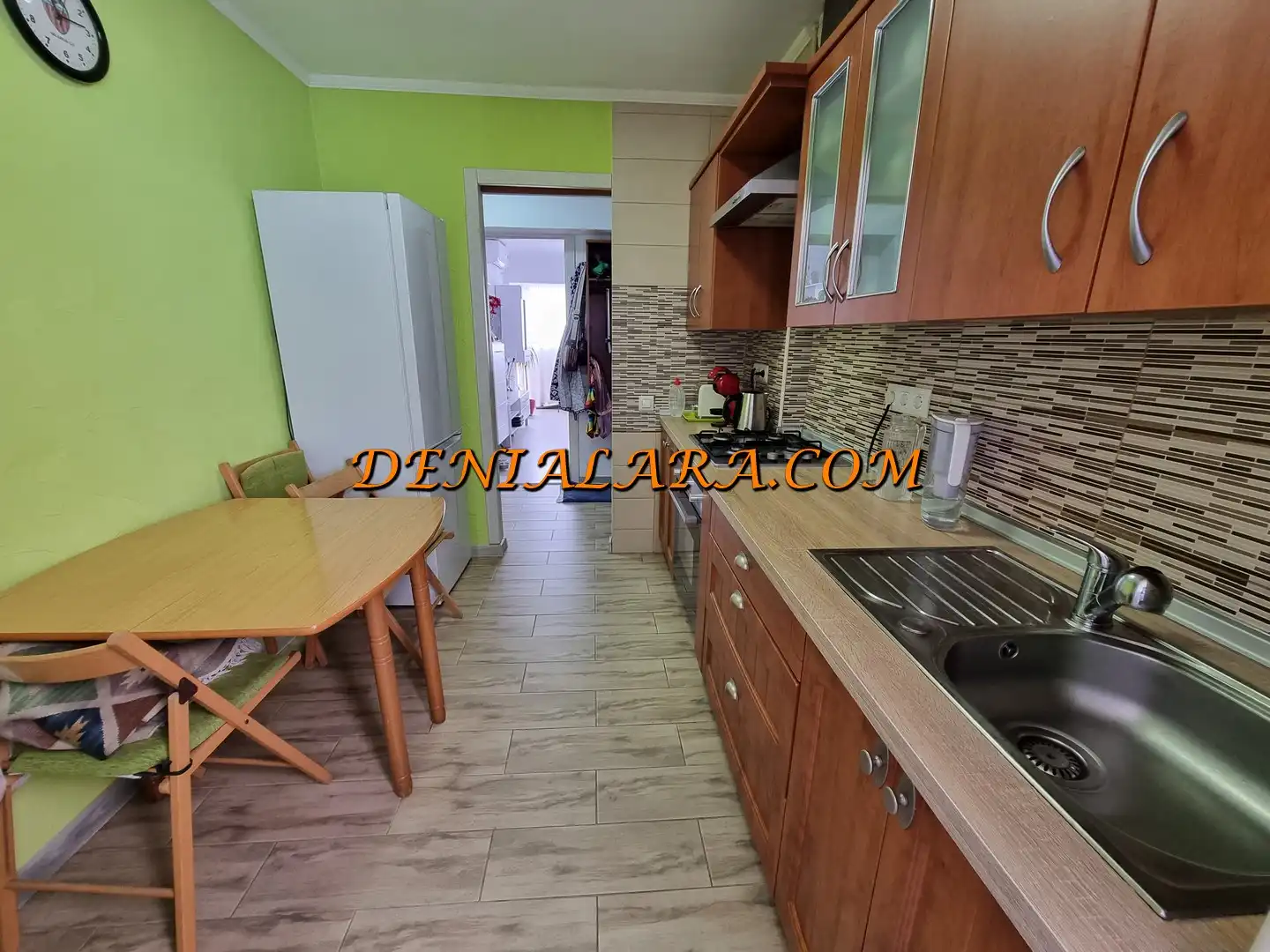 Kitchen of Flat for sale in Dénia  with Air Conditioner, Terrace and Furnished